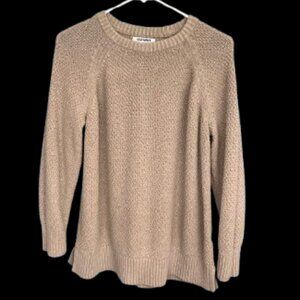 🧶 Old Navy Beige Cozy Knit Sweater - Women's Medium